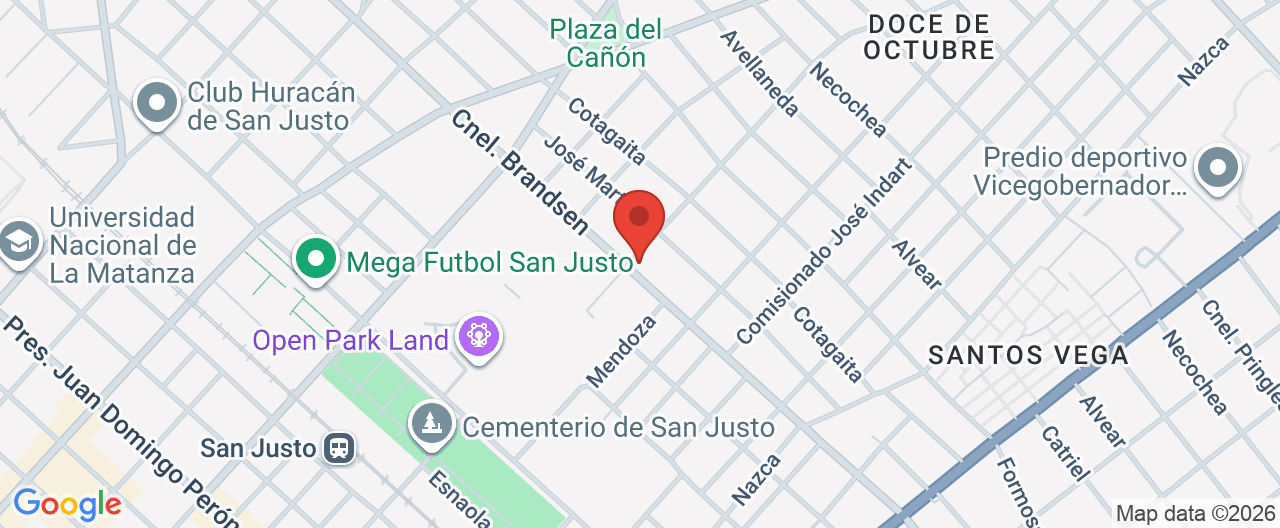 Mapa de la ubicación