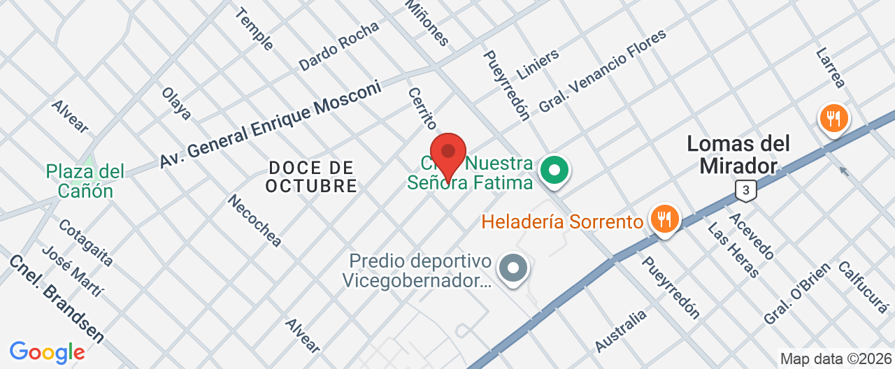 Mapa de la ubicación