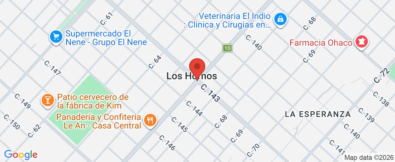 Mapa de la ubicación