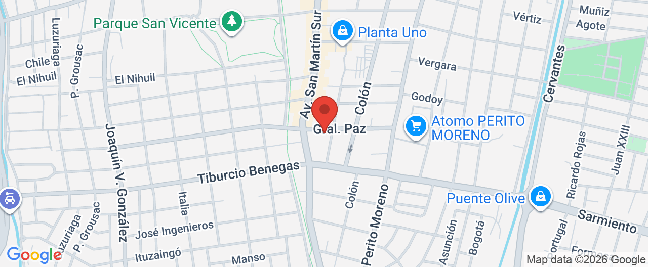 Mapa de la ubicación