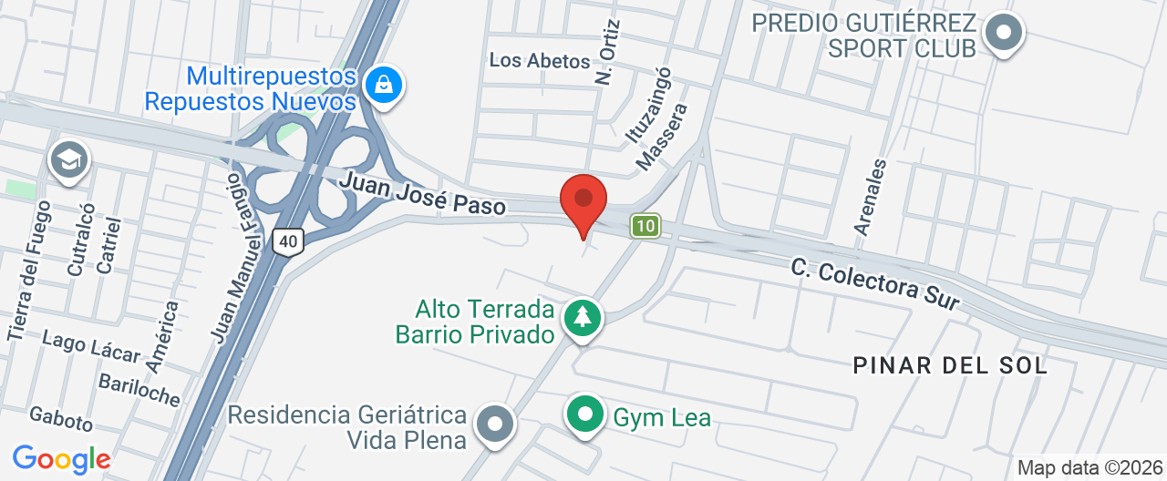 Mapa de la ubicación