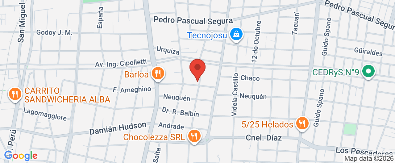 Mapa de la ubicación