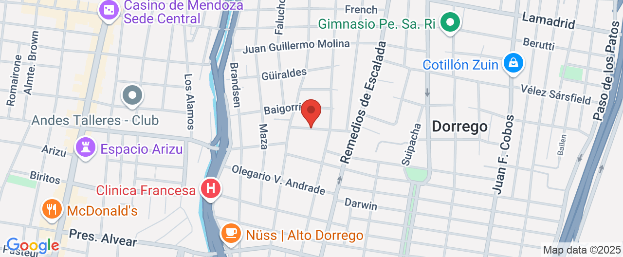 Mapa de la ubicación