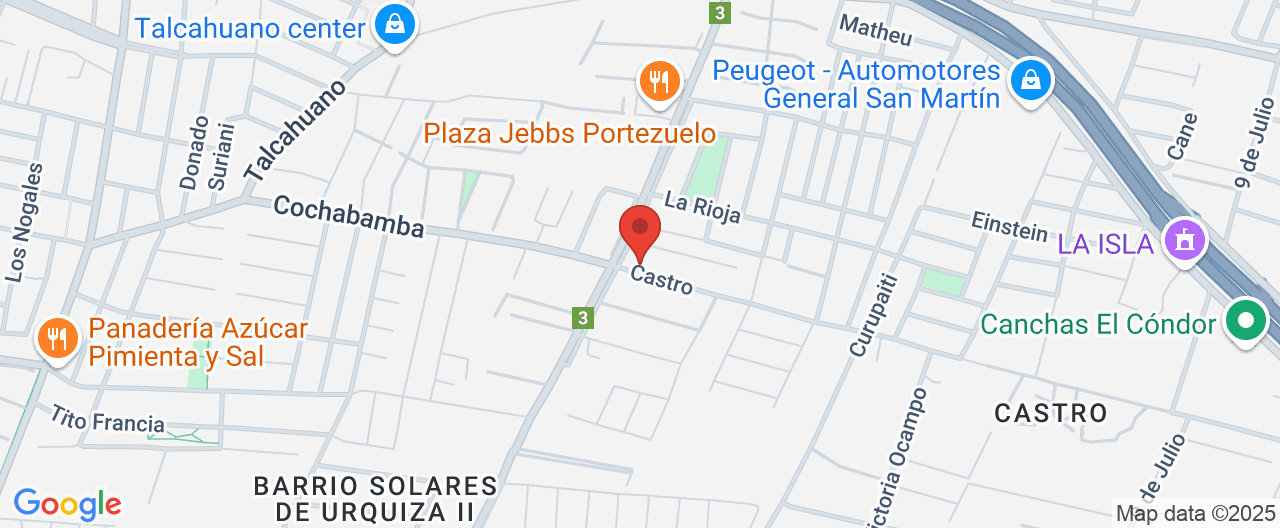 Mapa de la ubicación