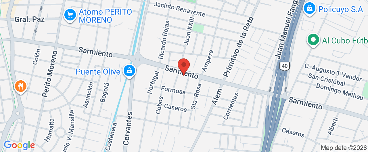 Mapa de la ubicación