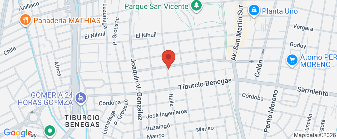 Mapa de la ubicación