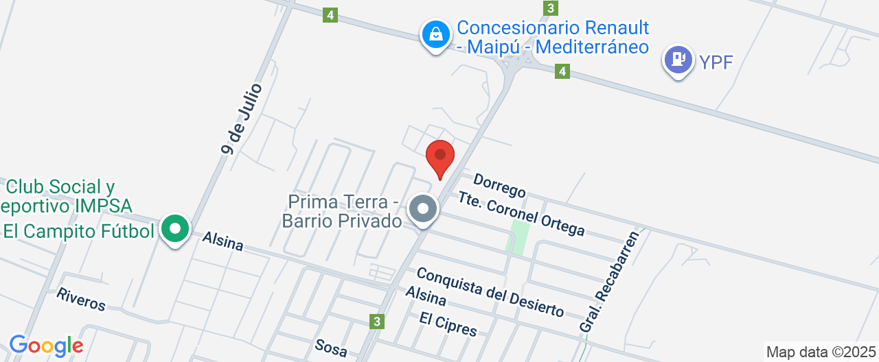 Mapa de la ubicación