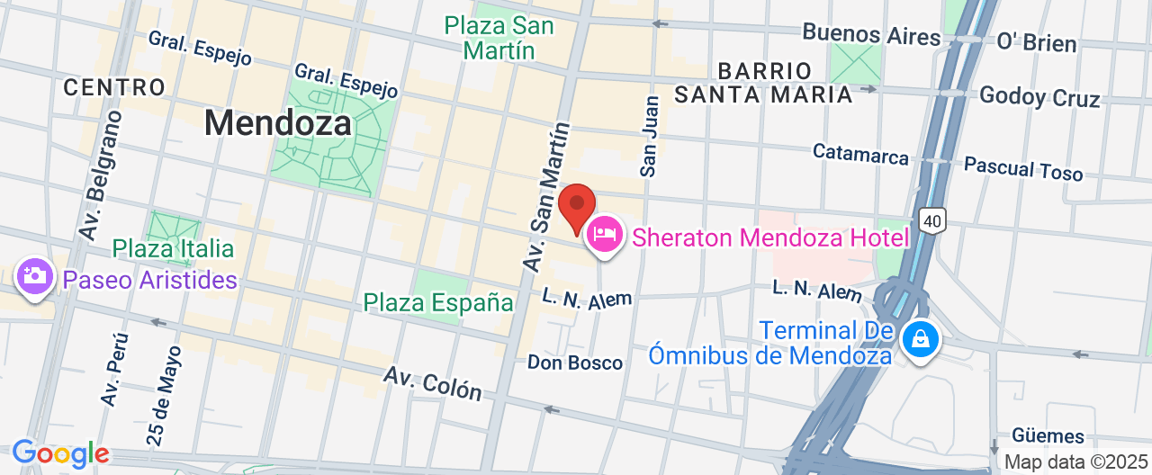 Mapa de la ubicación