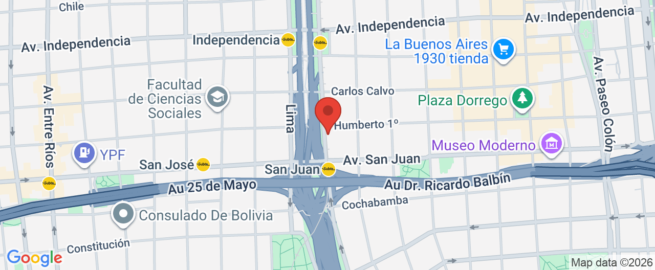 Mapa de la ubicación