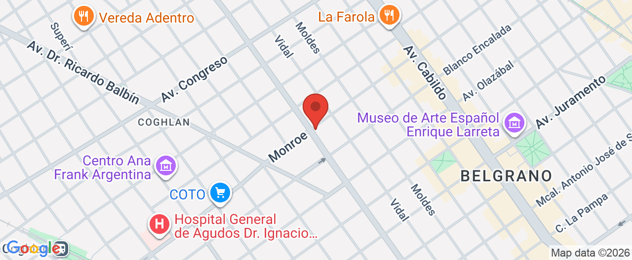 Mapa de la ubicación