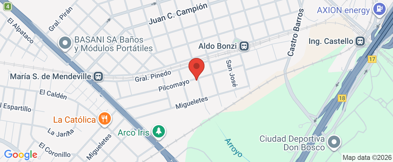 Mapa de la ubicación