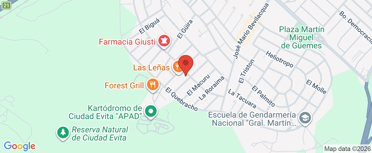 Mapa de la ubicación