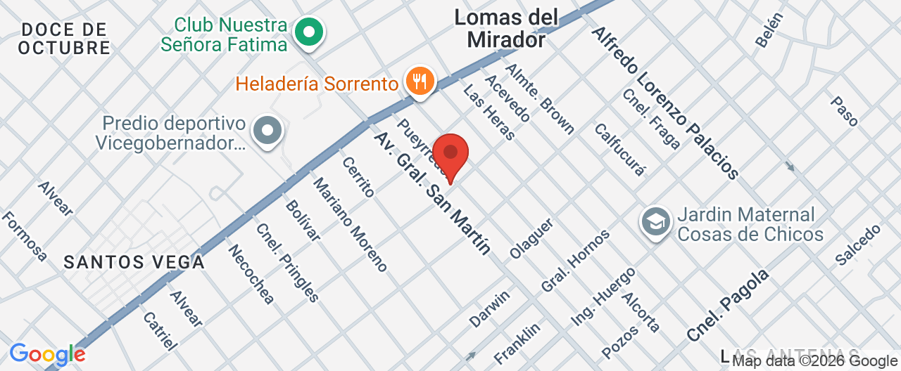 Mapa de la ubicación