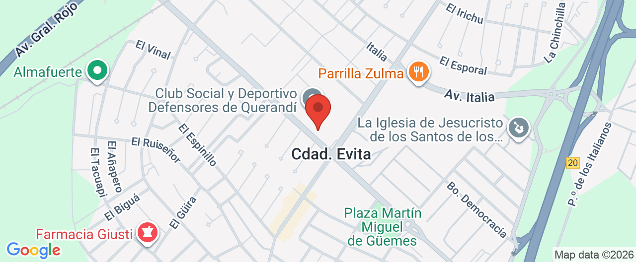 Mapa de la ubicación