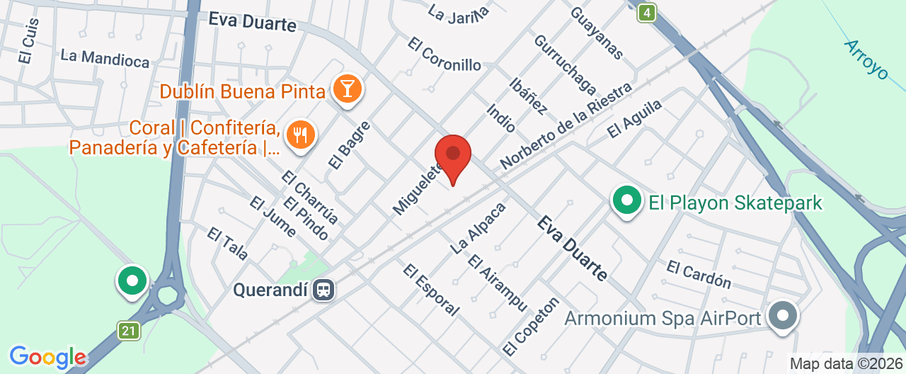 Mapa de la ubicación