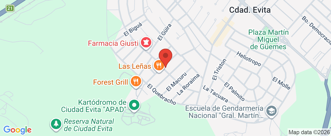 Mapa de la ubicación