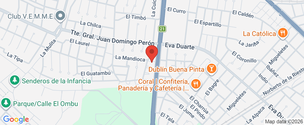 Mapa de la ubicación
