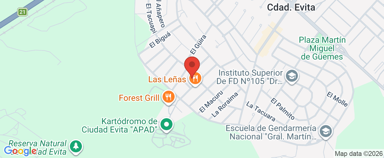 Mapa de la ubicación