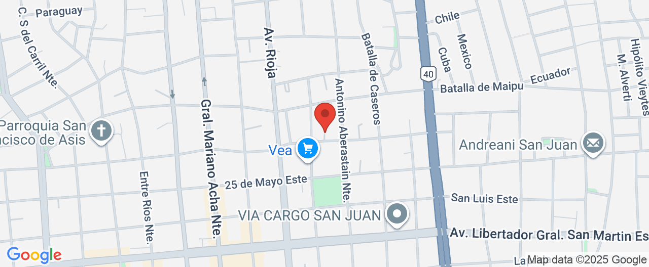 Mapa de la ubicación