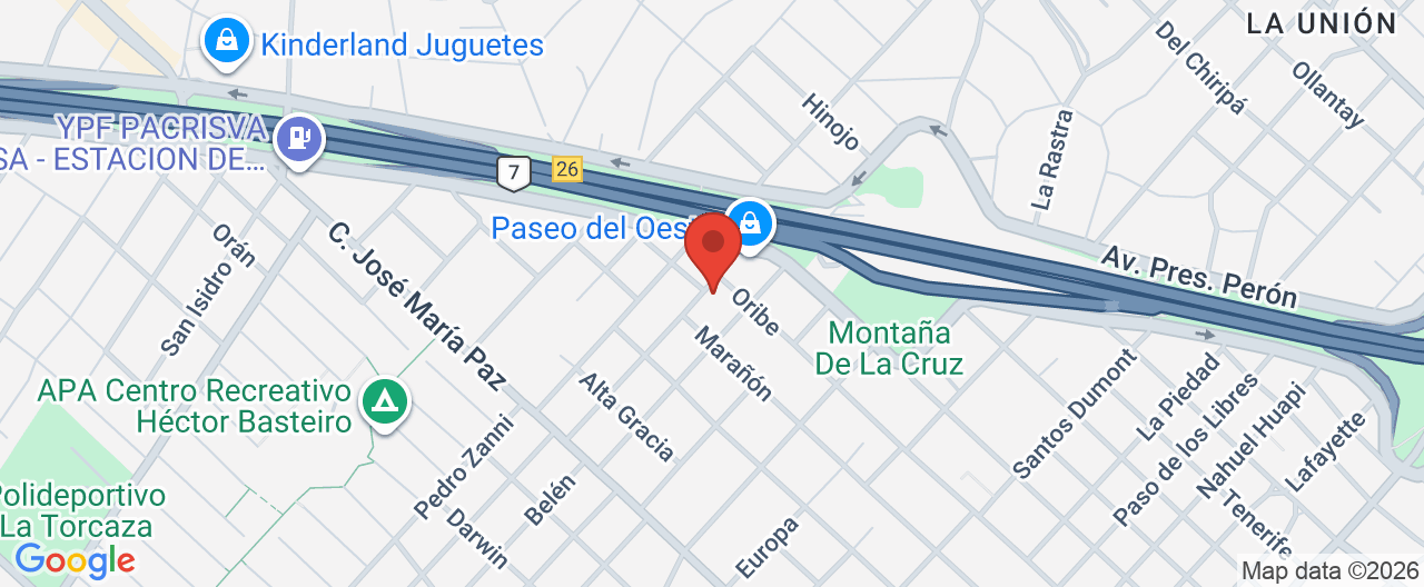 Mapa de la ubicación