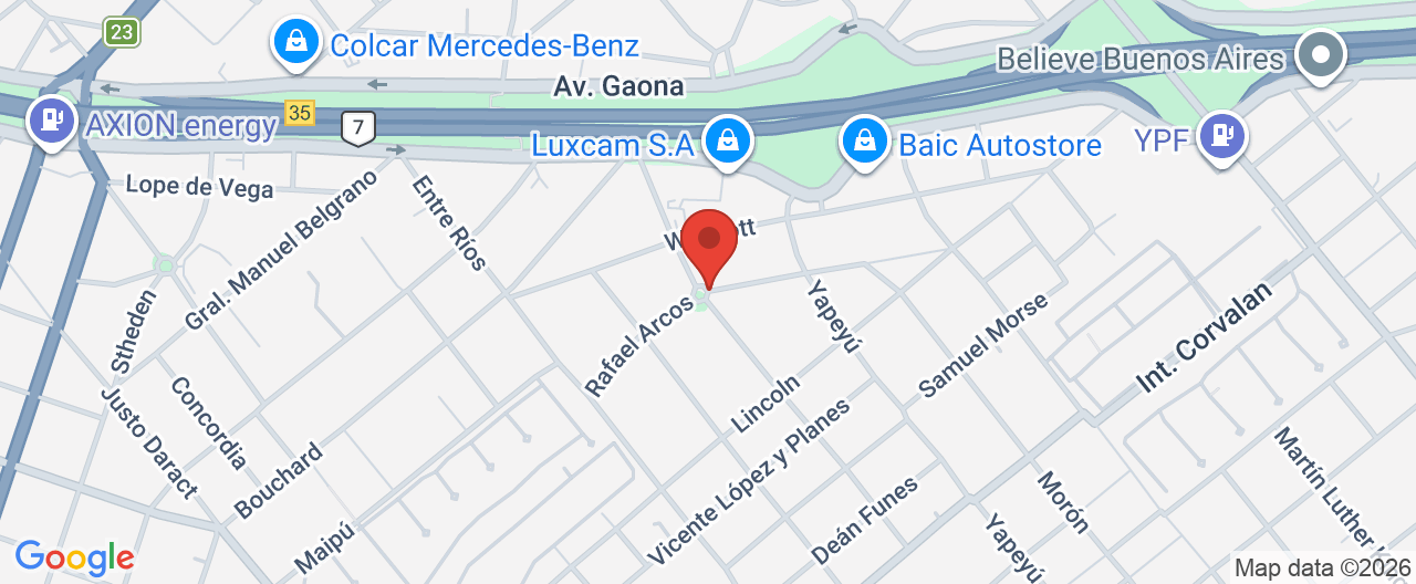 Mapa de la ubicación