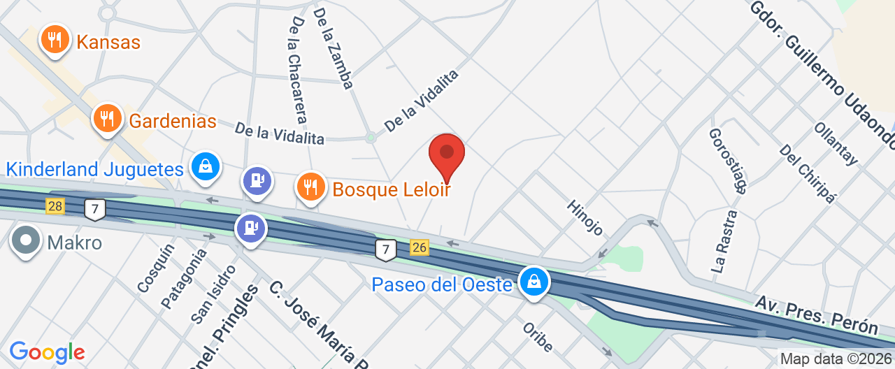 Mapa de la ubicación