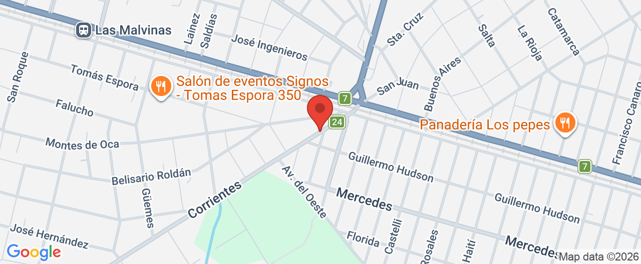 Mapa de la ubicación