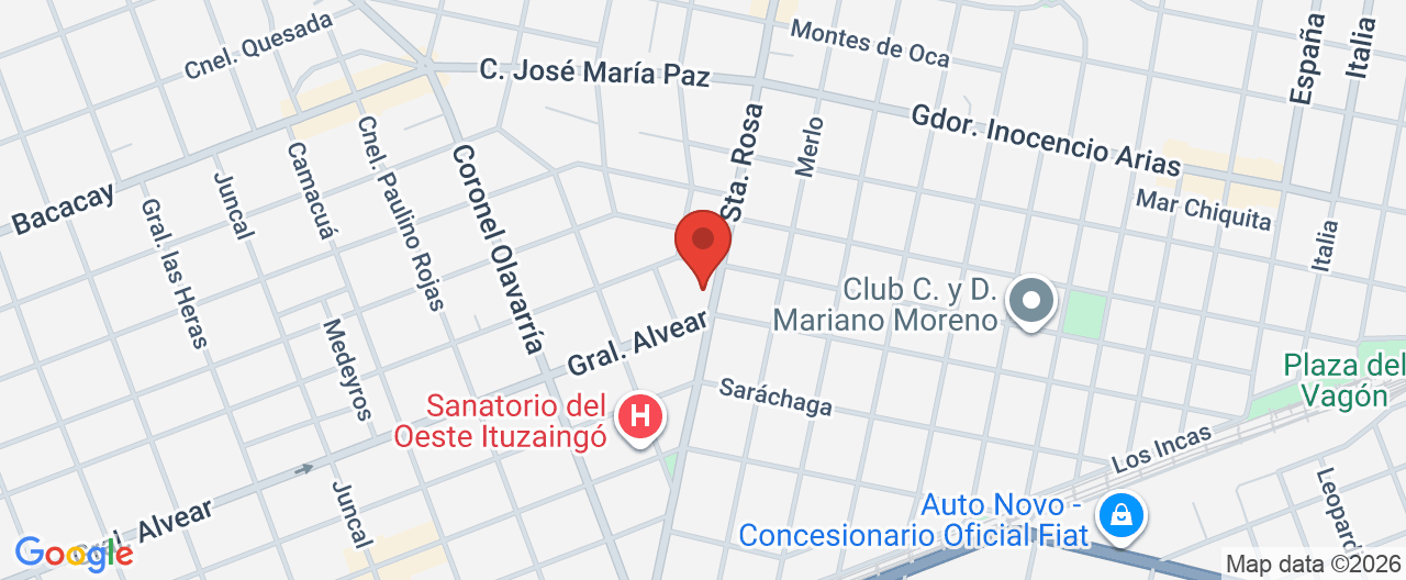Mapa de la ubicación
