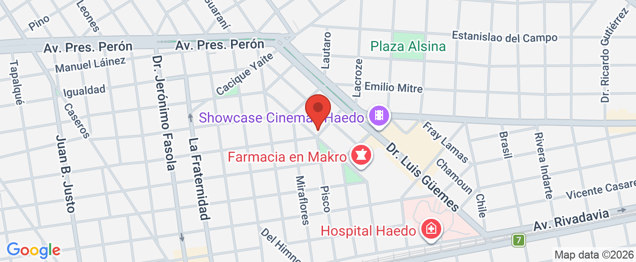 Mapa de la ubicación
