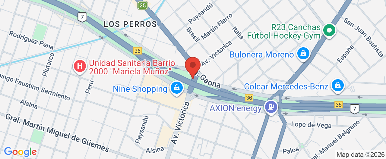Mapa de la ubicación