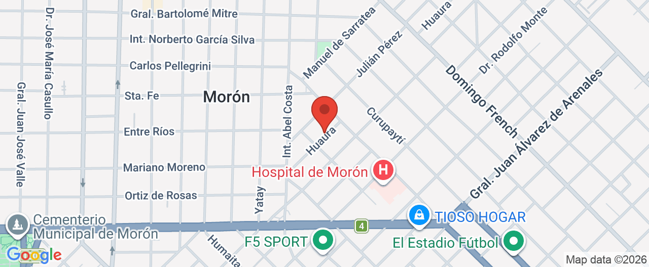 Mapa de la ubicación