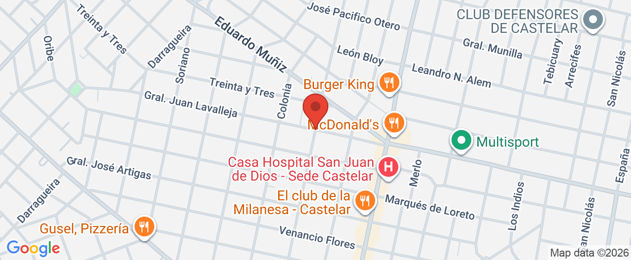 Mapa de la ubicación