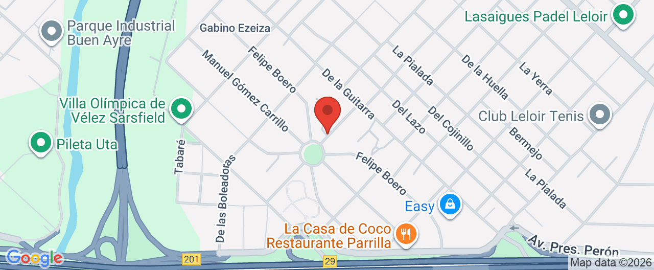 Mapa de la ubicación