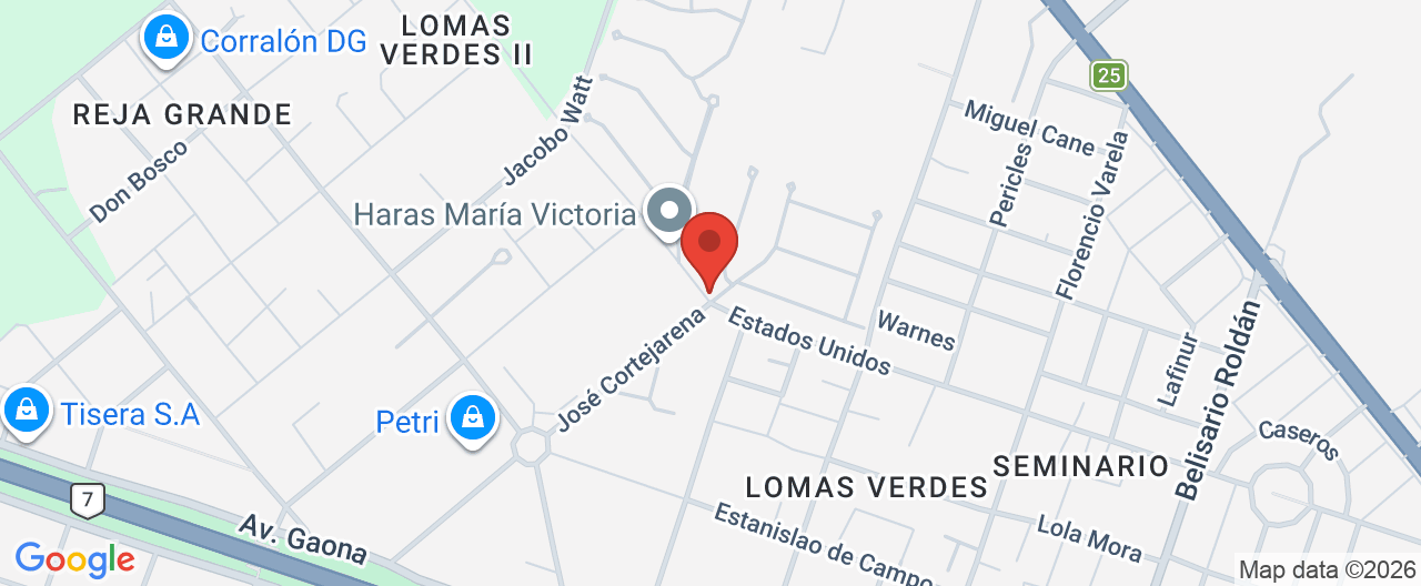 Mapa de la ubicación