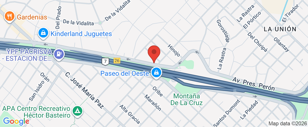 Mapa de la ubicación