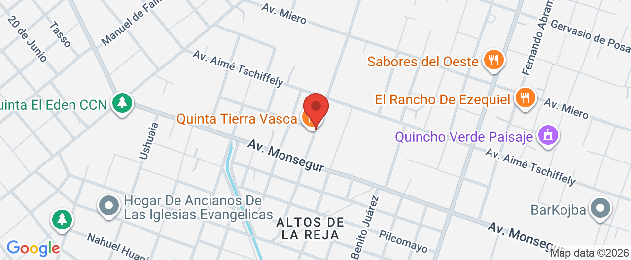 Mapa de la ubicación