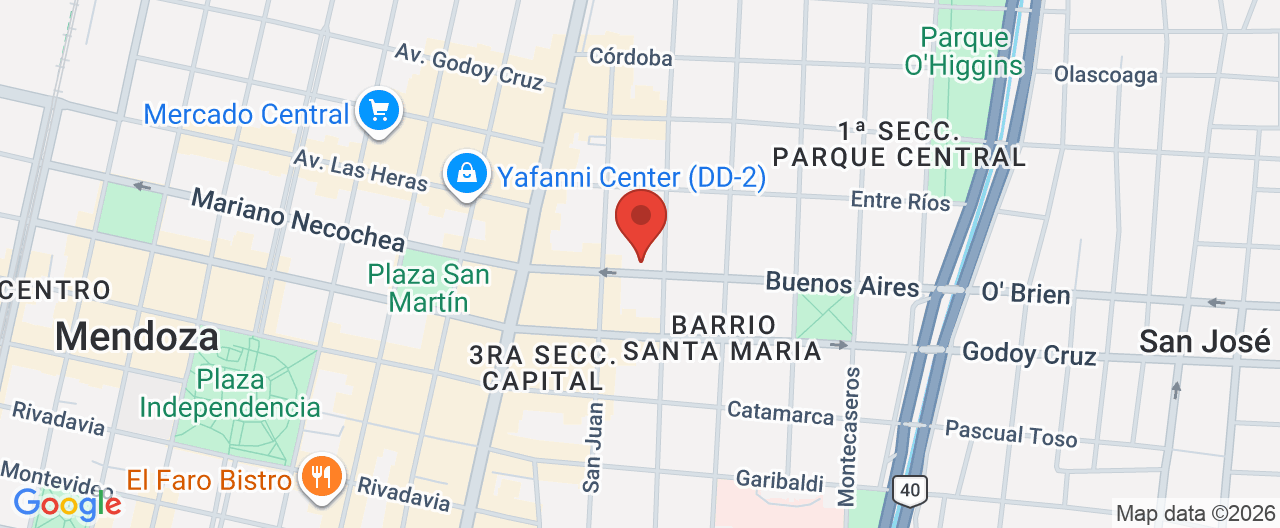 Mapa de la ubicación