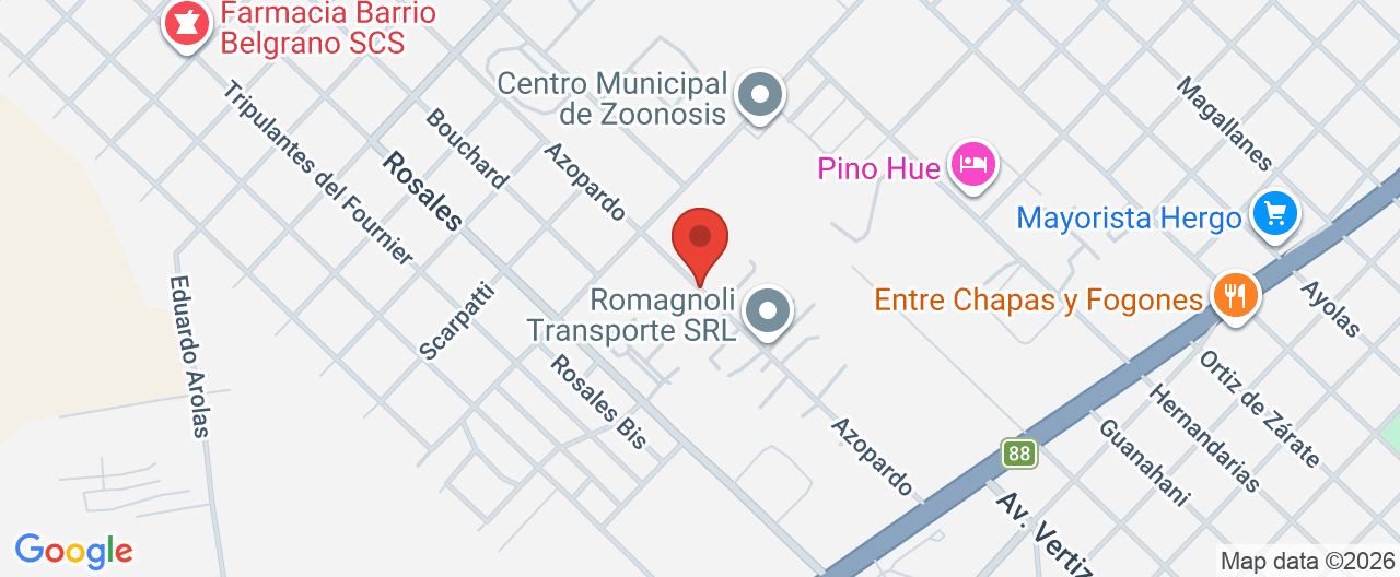 Mapa de la ubicación