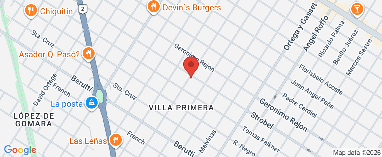 Mapa de la ubicación