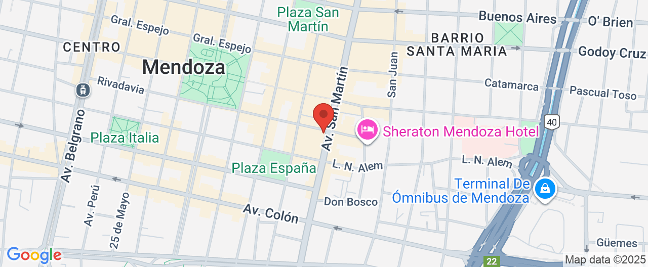 Mapa de la ubicación