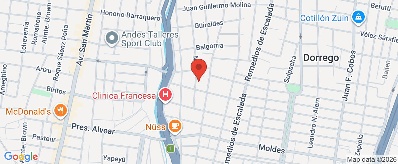 Mapa de la ubicación