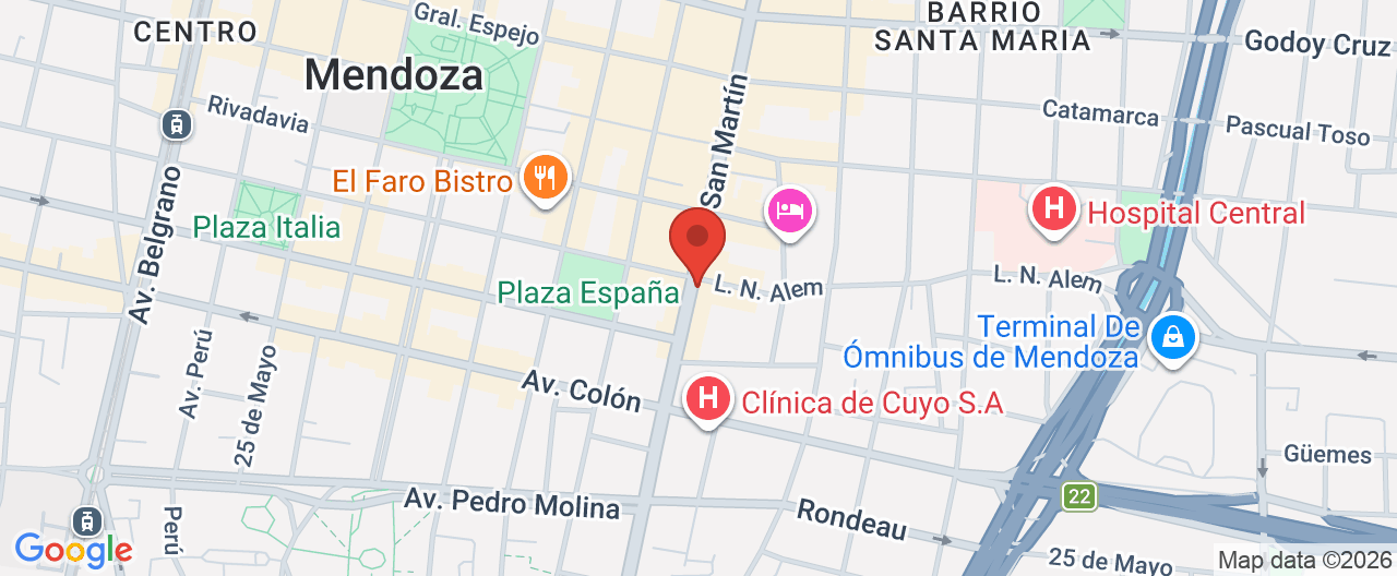 Mapa de la ubicación