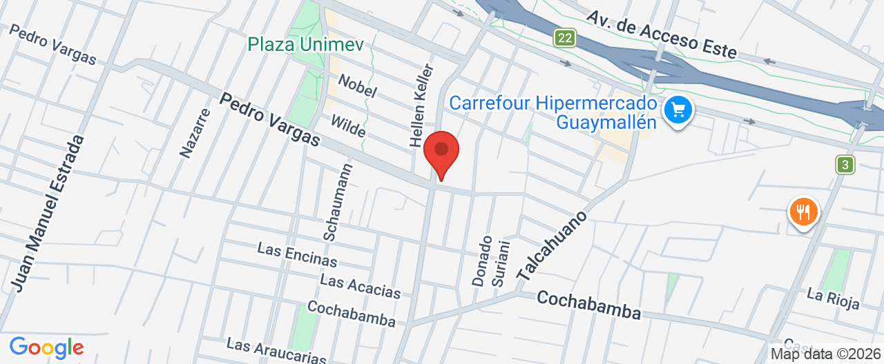 Mapa de la ubicación