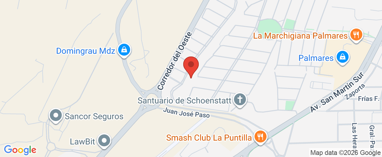 Mapa de la ubicación