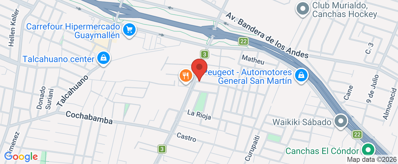 Mapa de la ubicación