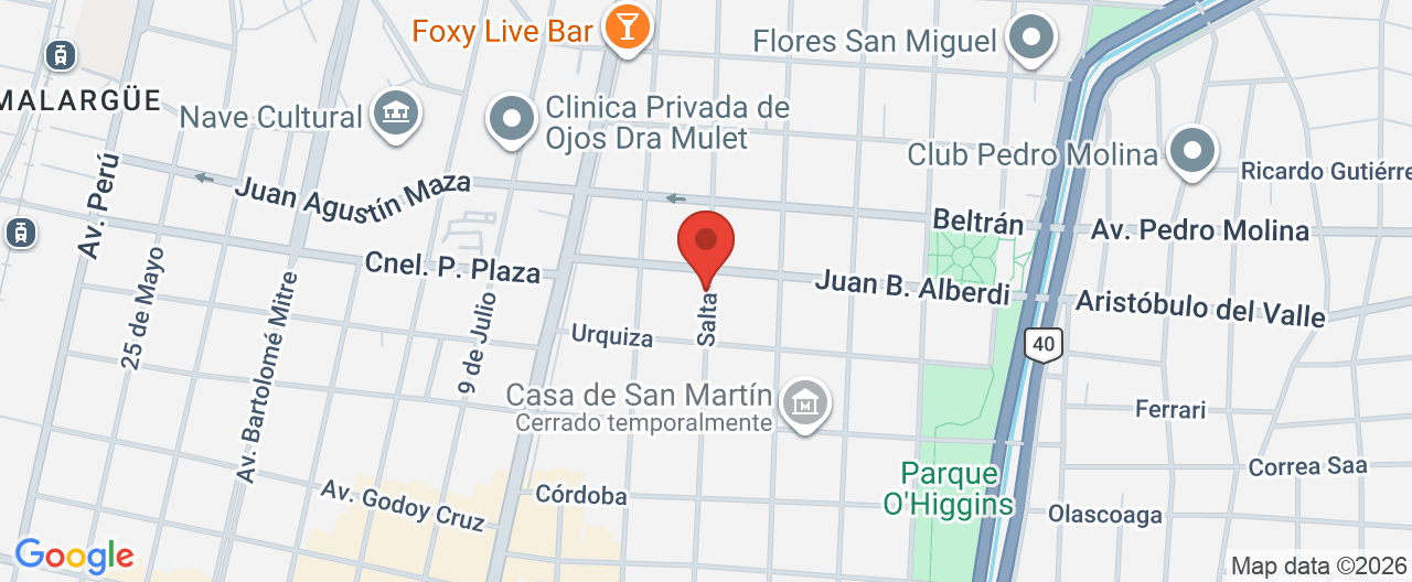 Mapa de la ubicación