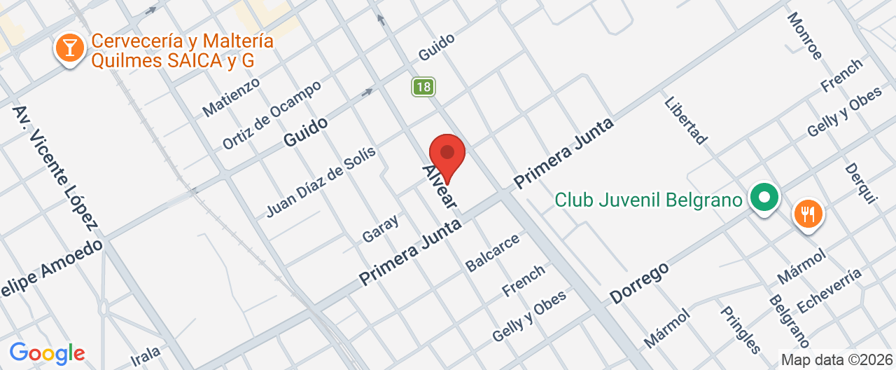 Mapa de la ubicación