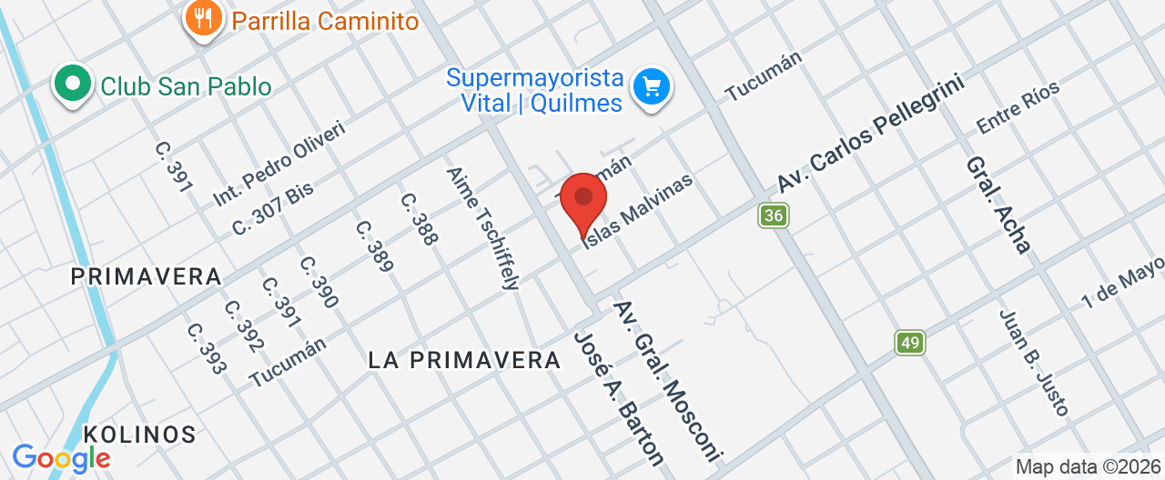 Mapa de la ubicación