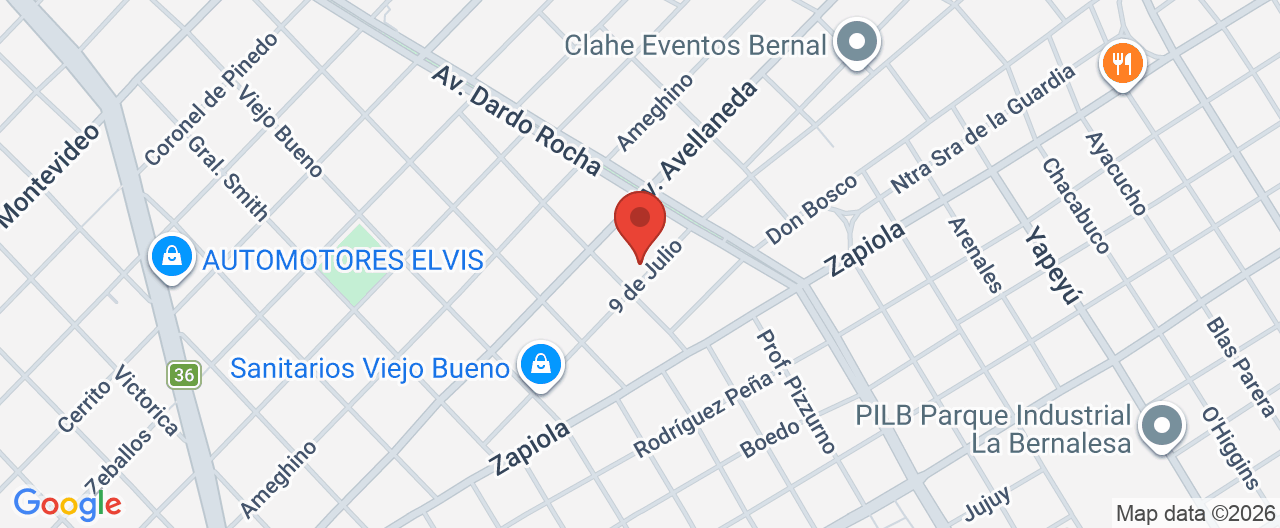 Mapa de la ubicación