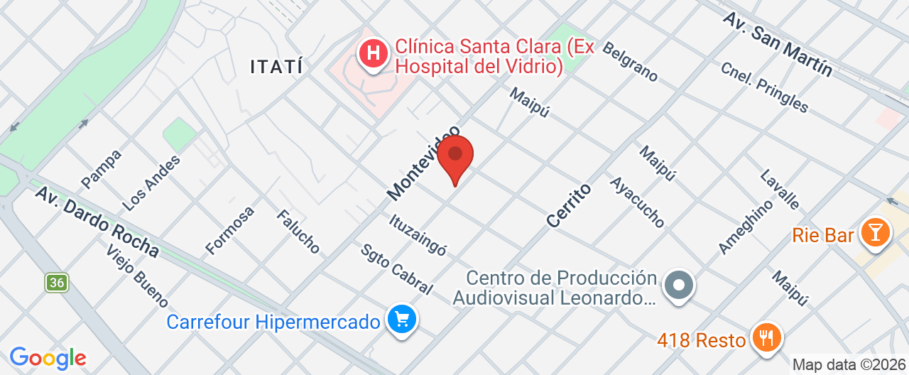 Mapa de la ubicación